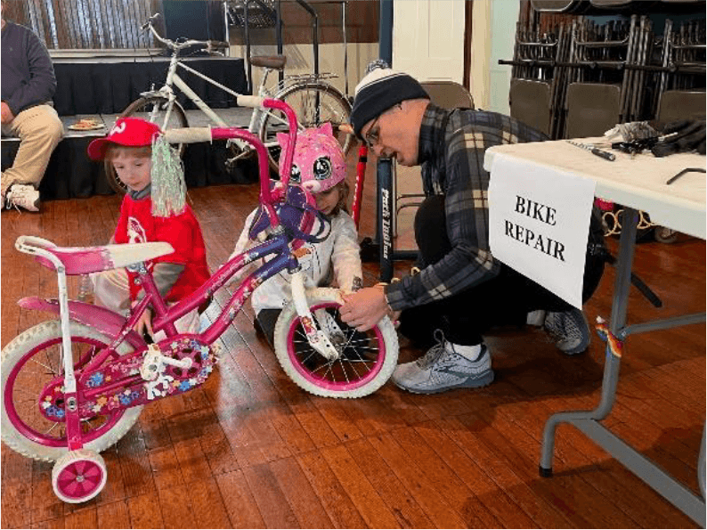silent auction bike repair